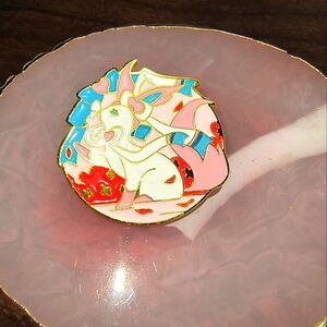 Colorful Enamel Pin Sylveon Anime Pokemon